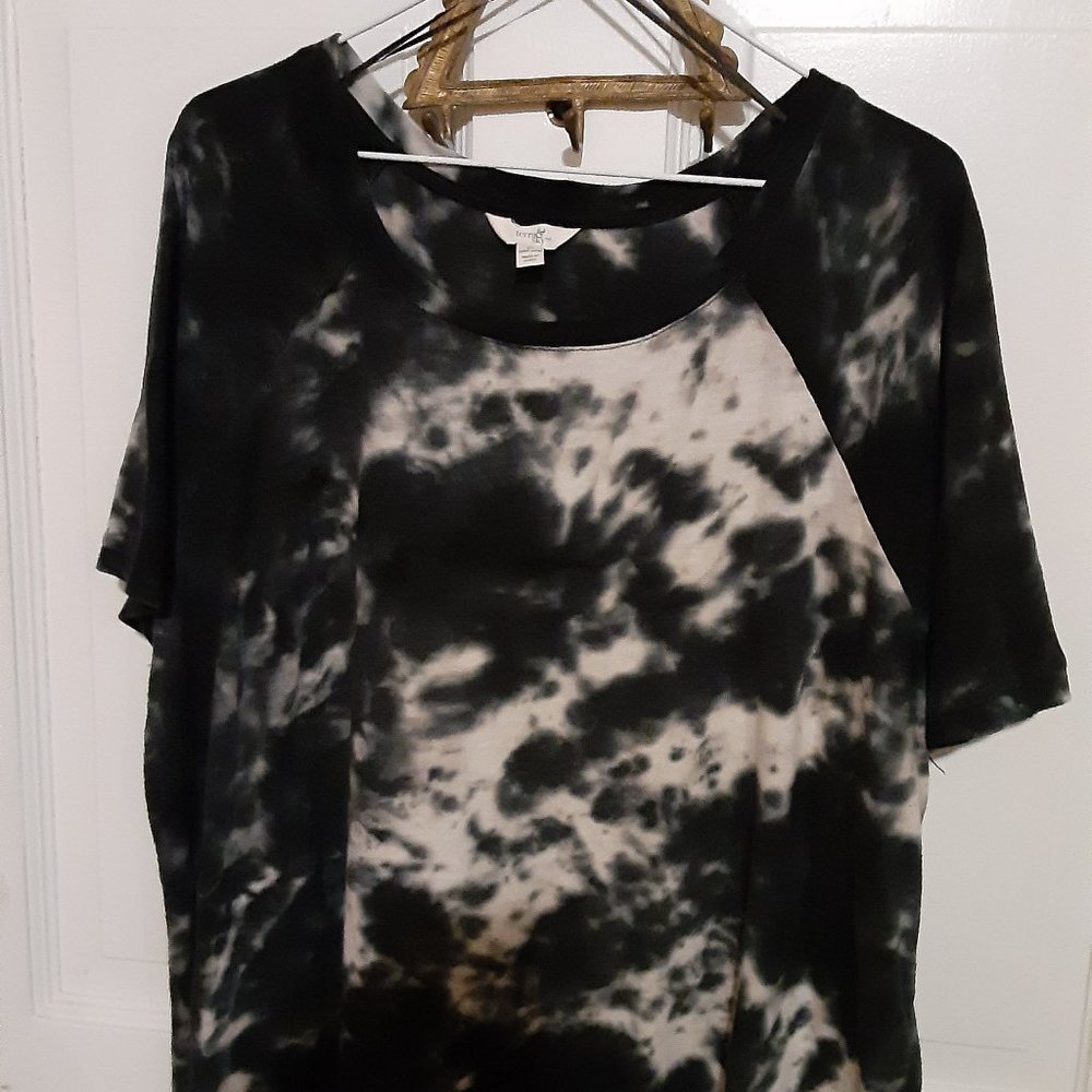 Terra & Sky t-shirt, 2X, black and gray